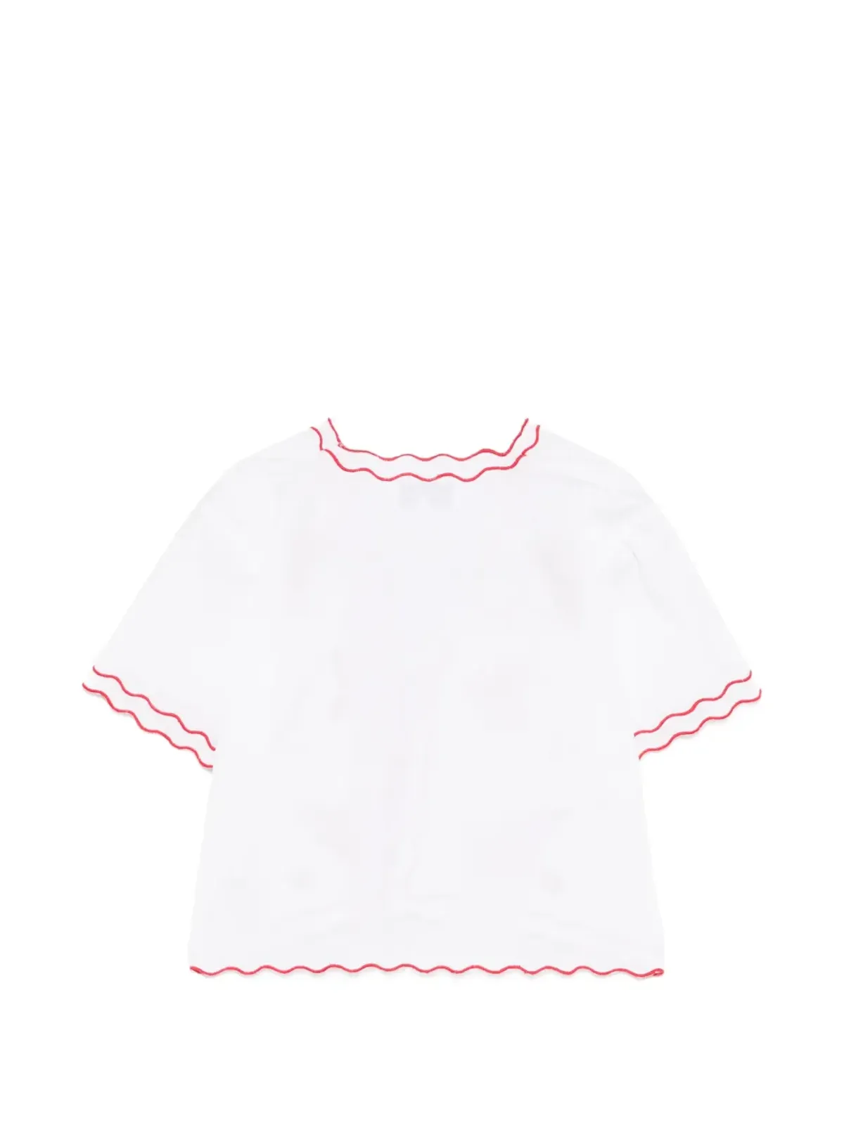 Maison Labiche ヴェニュール スカラップ刺繍ブラウス - 画像2