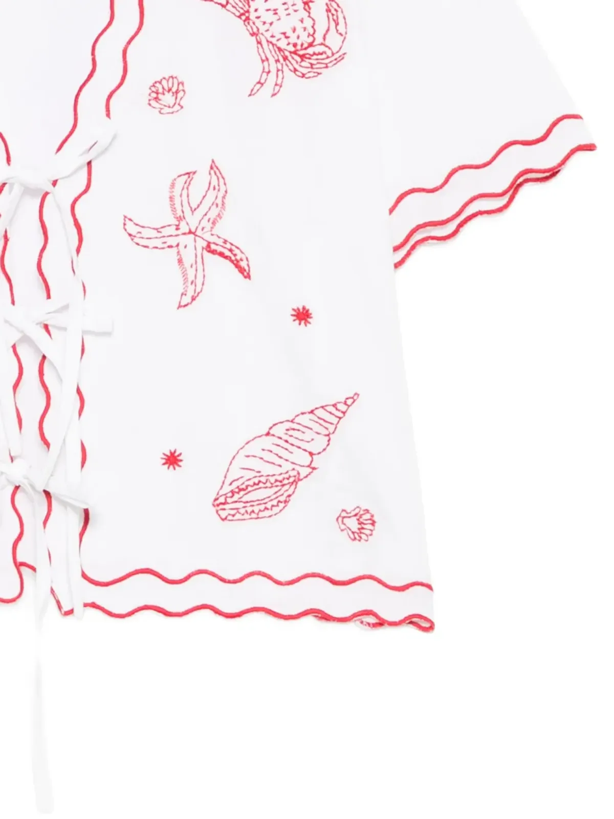 Maison Labiche ヴェニュール スカラップ刺繍ブラウス - 画像3