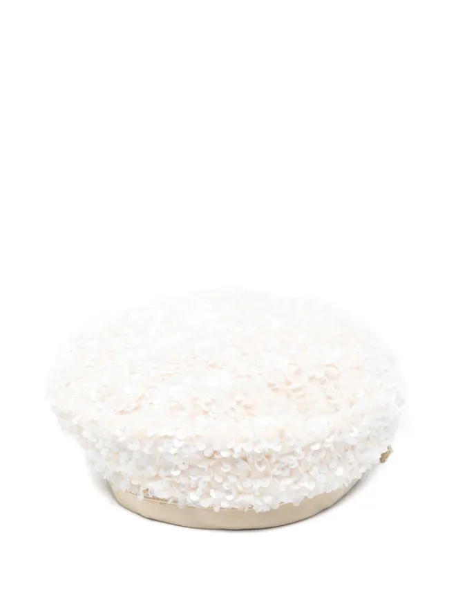 Vivetta Vivetta ボウディテール スパンコール ベレー帽の商品画像