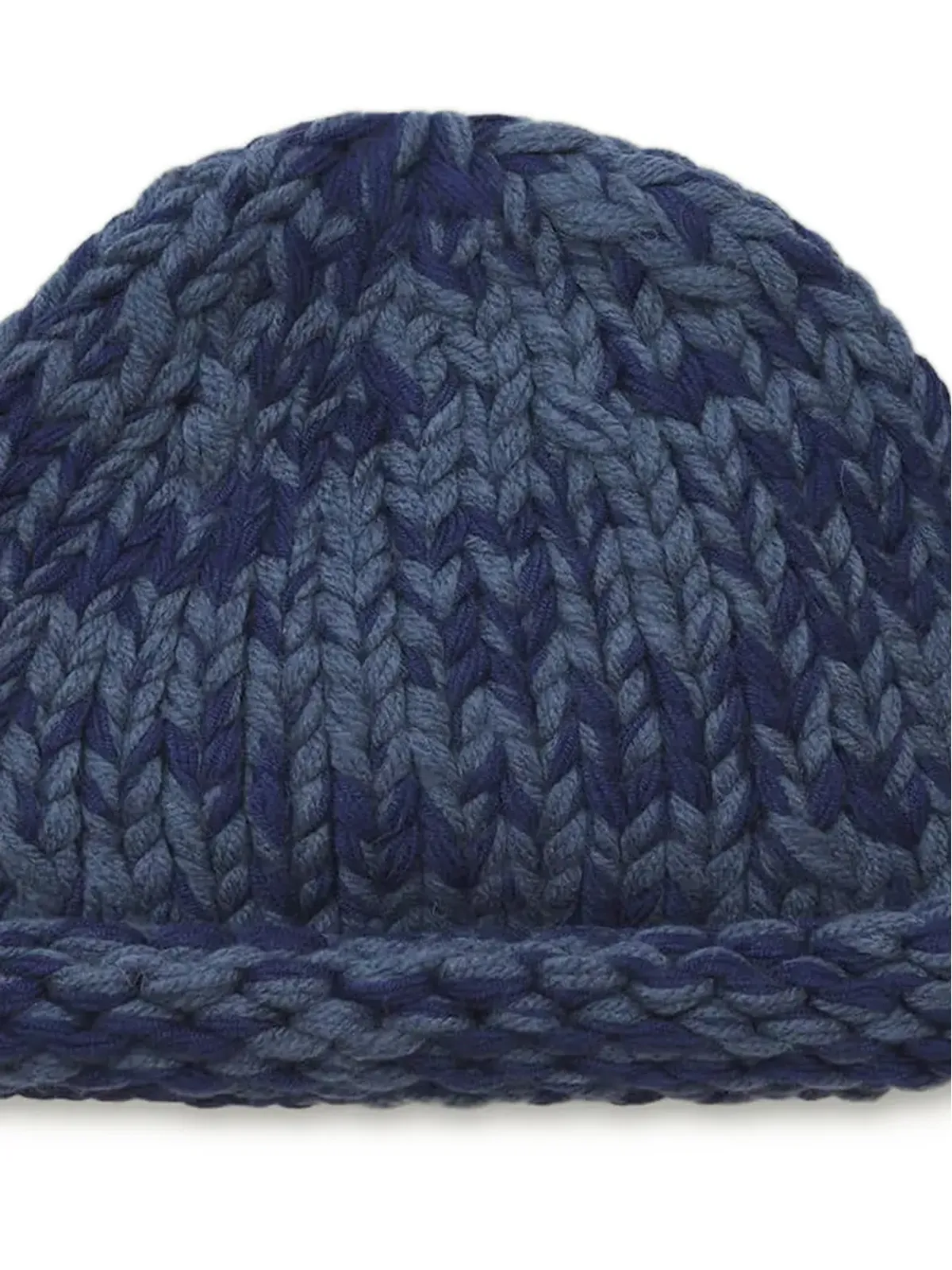 Nicholas Daley Rebel hand-knitted beanie hat - Blue - 画像2