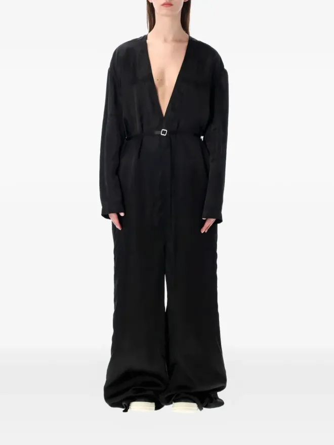 Rick Owens Rick Owens LSロングジャンプスーツ ブラックの商品画像