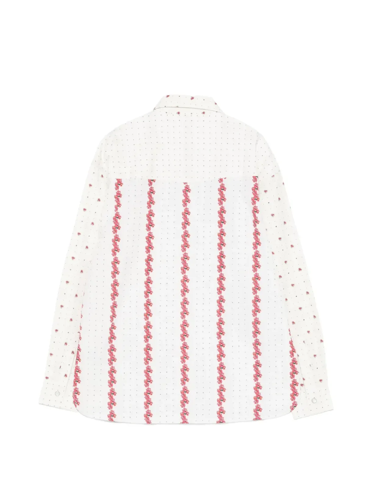 Maison Labiche モンセレット花柄シャツ（ホワイト） - 画像2