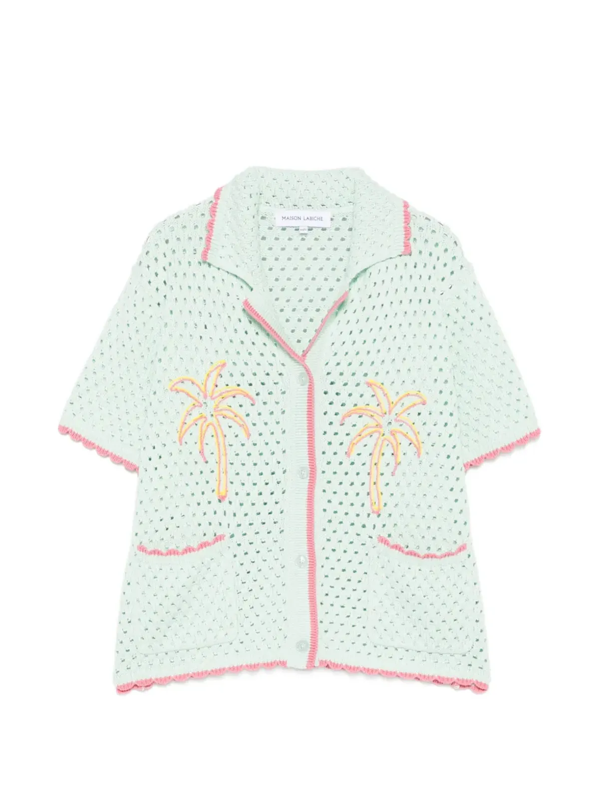 Maison Labiche Souchier パームクロシェット シャツ - 画像1