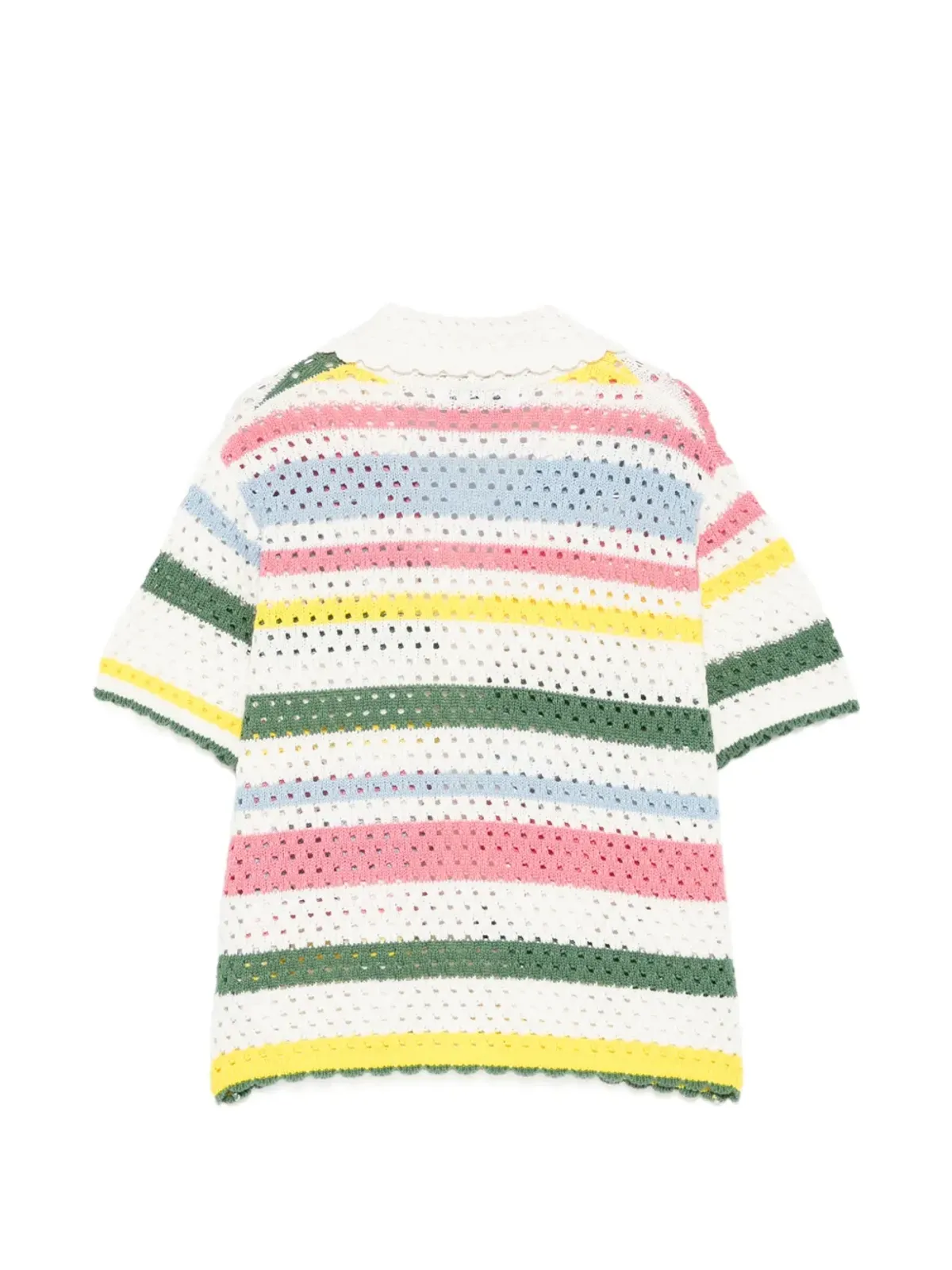 Maison Labiche ソシュリエ ボーダー ニットシャツ - 画像2