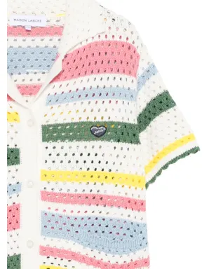 Maison Labiche ソシュリエ ボーダー ニットシャツ - サムネイル3