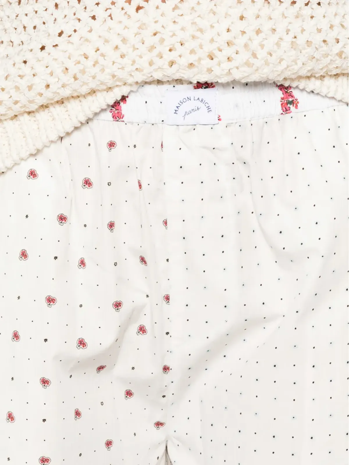 Maison Labiche 花柄プリントショートパンツ - 画像5
