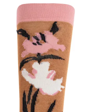 Marni フローラルインターシャソックス - サムネイル2