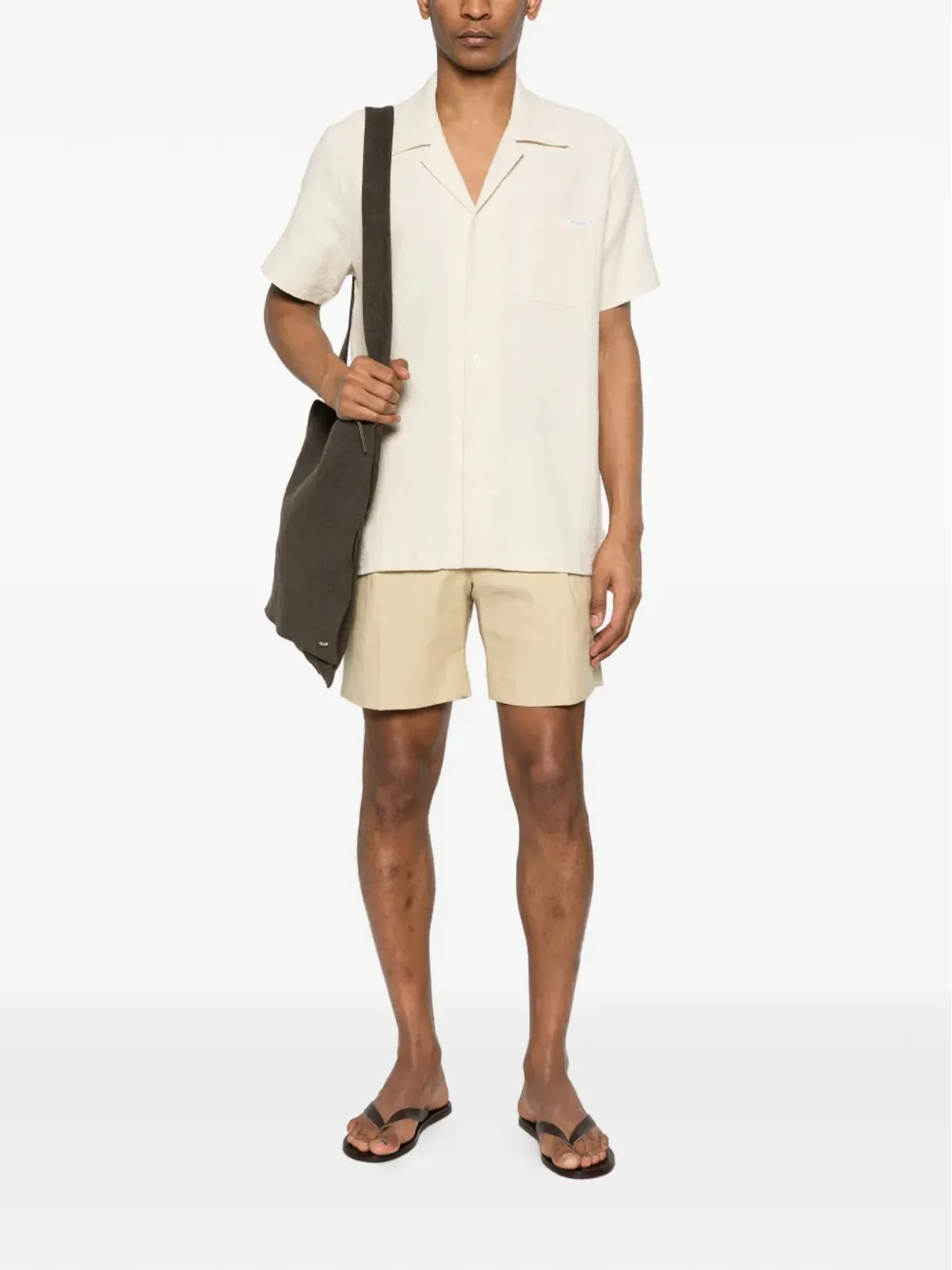 Maison Labiche ロゴパッチシャツ - 画像2