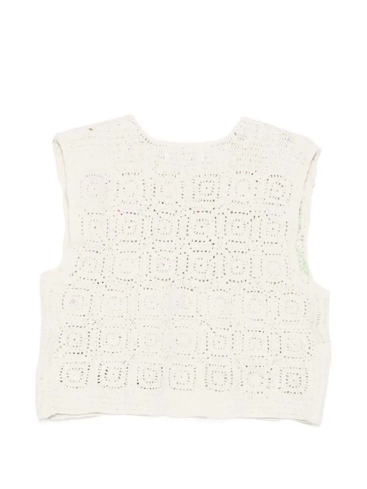 Maison Labiche Piver crochet embroidered gilet - 画像2