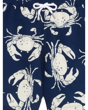 Maison Labiche カニ柄プリントのスイムショーツ - サムネイル3