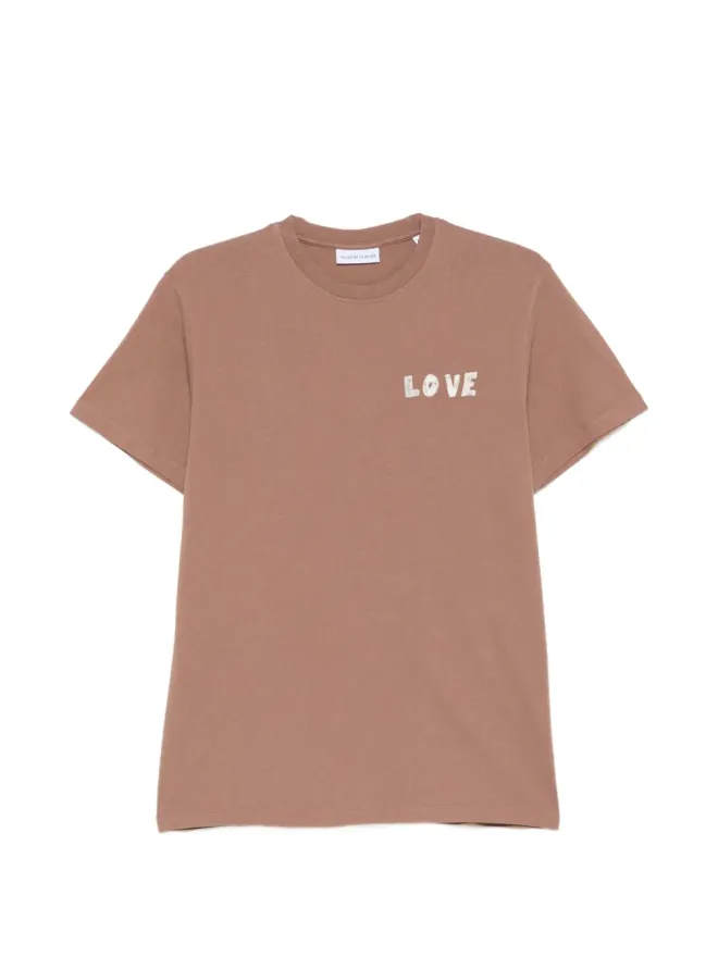 Maison Labiche Maison Labiche Bainville Love クルーネック Tシャツ - ブラウンの商品画像