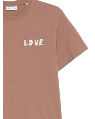 Maison Labiche Bainville Love クルーネック Tシャツ - ブラウン - サムネイル3