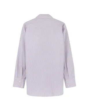 Seafarer ロゴ刺繍ストライプシャツ - サムネイル2