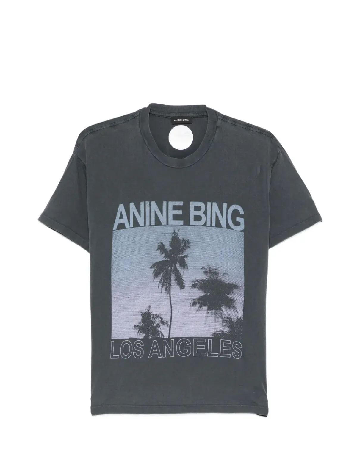 ANINE BING パームプリント Tシャツ - 画像1