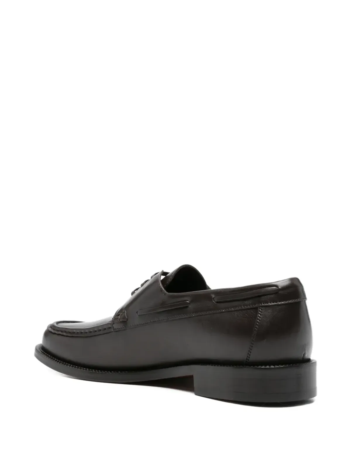 MORGILLO Mood lace-up boa shoes - Brown - 画像3