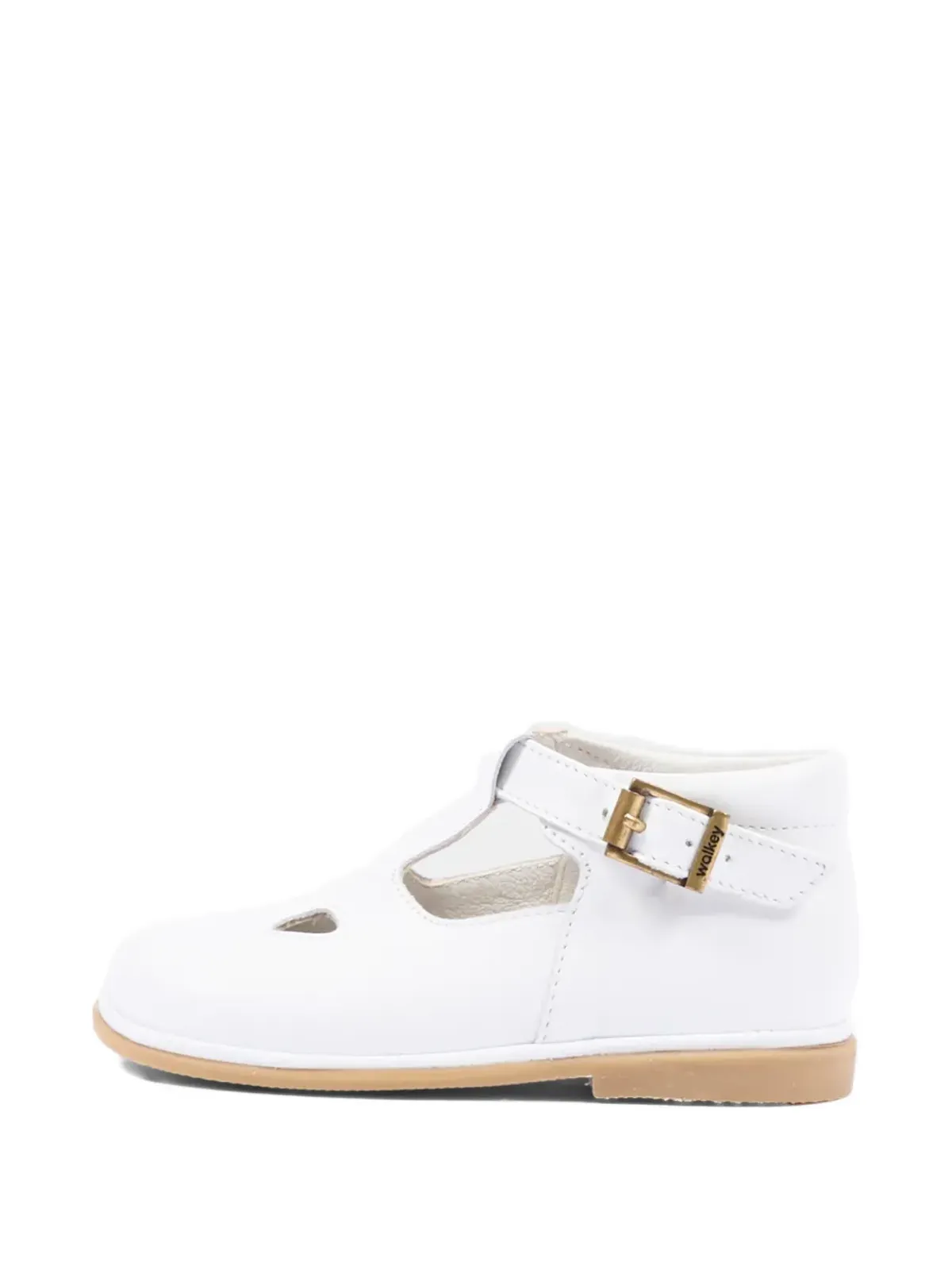 Walkey カットアウトバックルレザーシューズ - 画像5