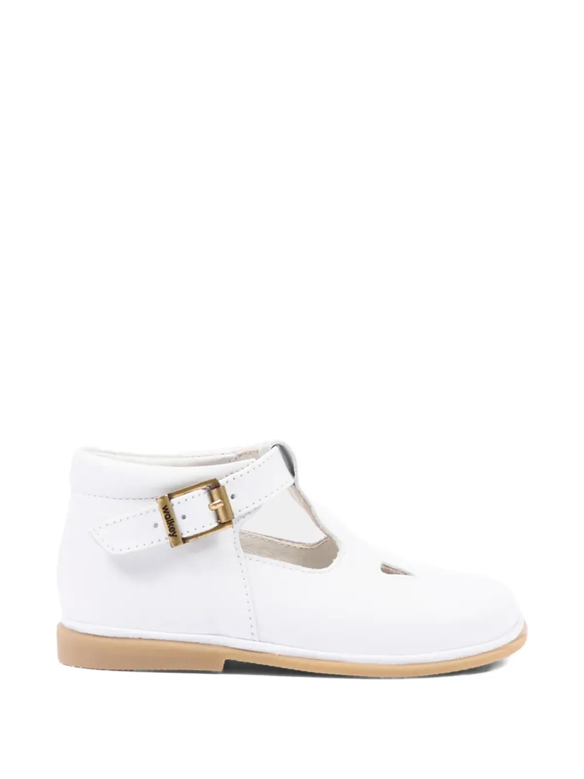 Walkey カットアウトバックルレザーシューズ - 画像2
