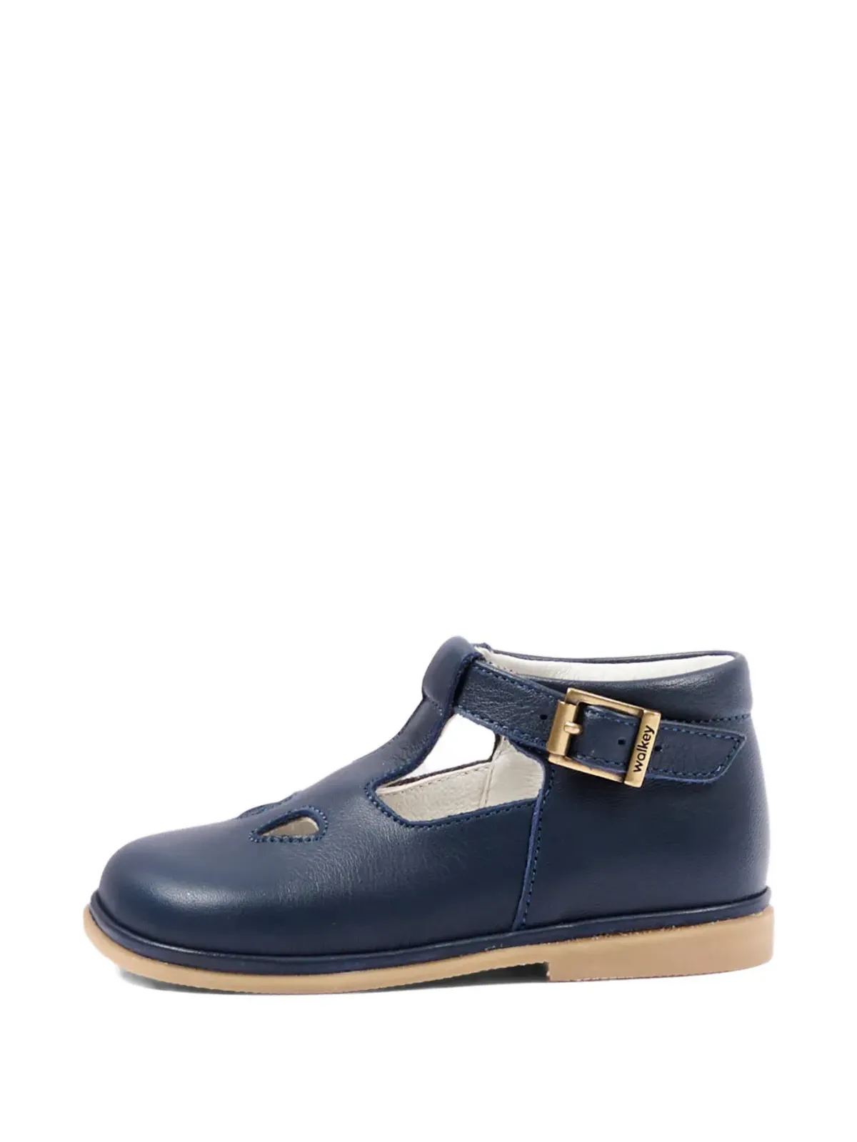 Walkey バックル付きカットアウトレザーサンダル - 画像5