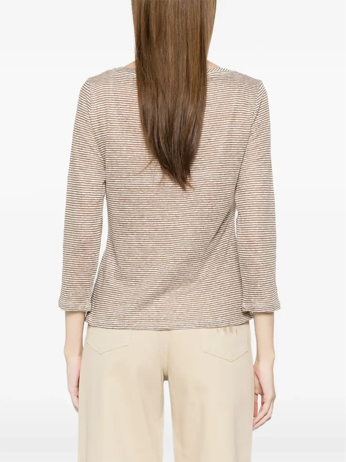 Purotatto striped top - Neutrals - 画像4