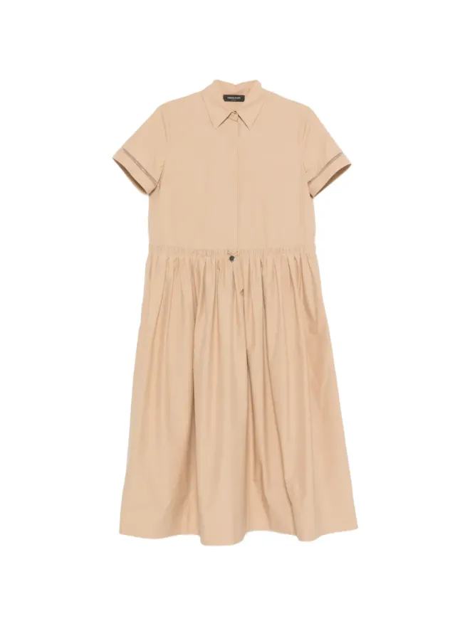 Fabiana Filippi Fabiana Filippi ギャザーシャツドレスの商品画像