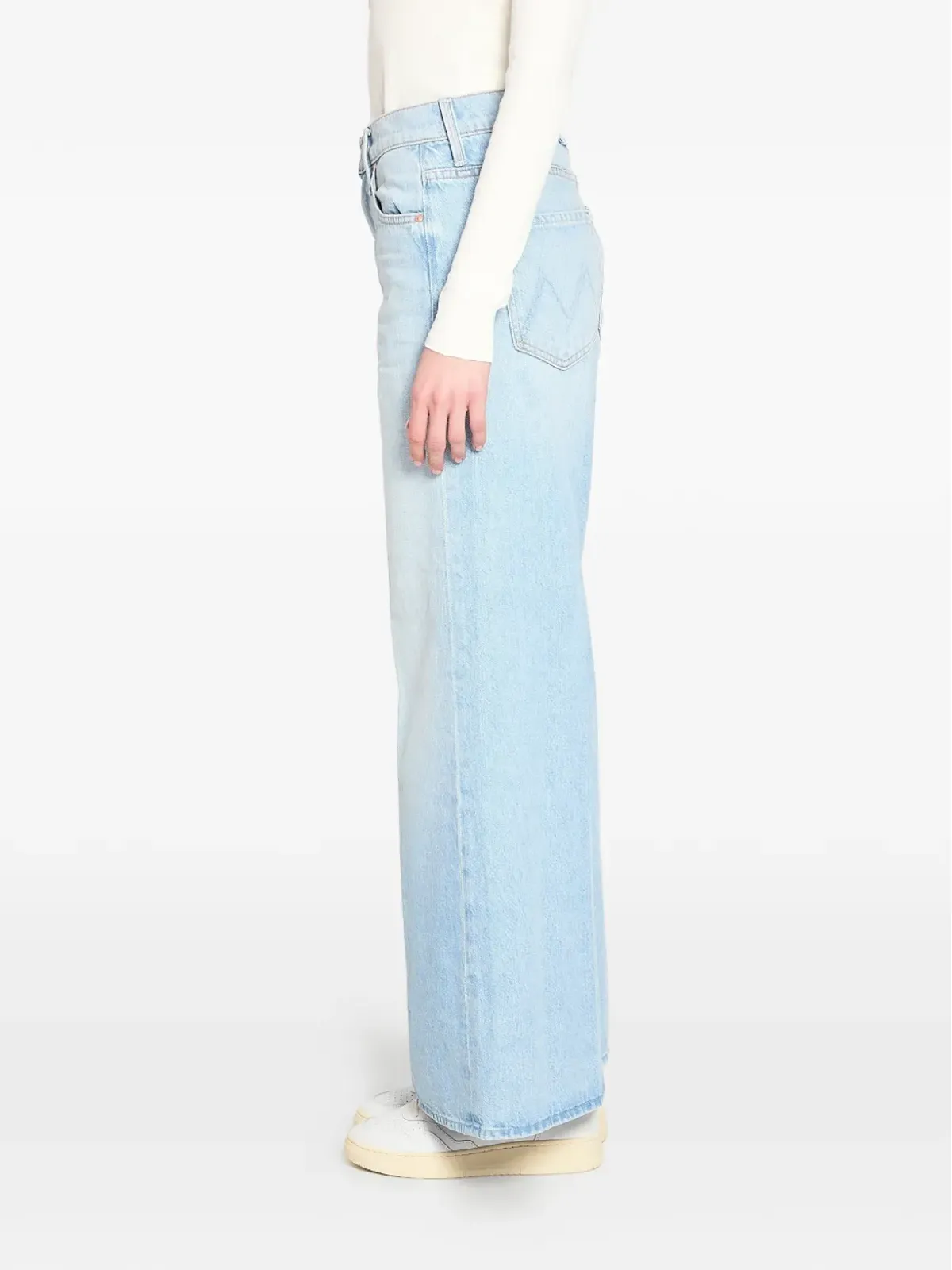 MOTHER belt loops five pockets jeans - Blue - 画像2