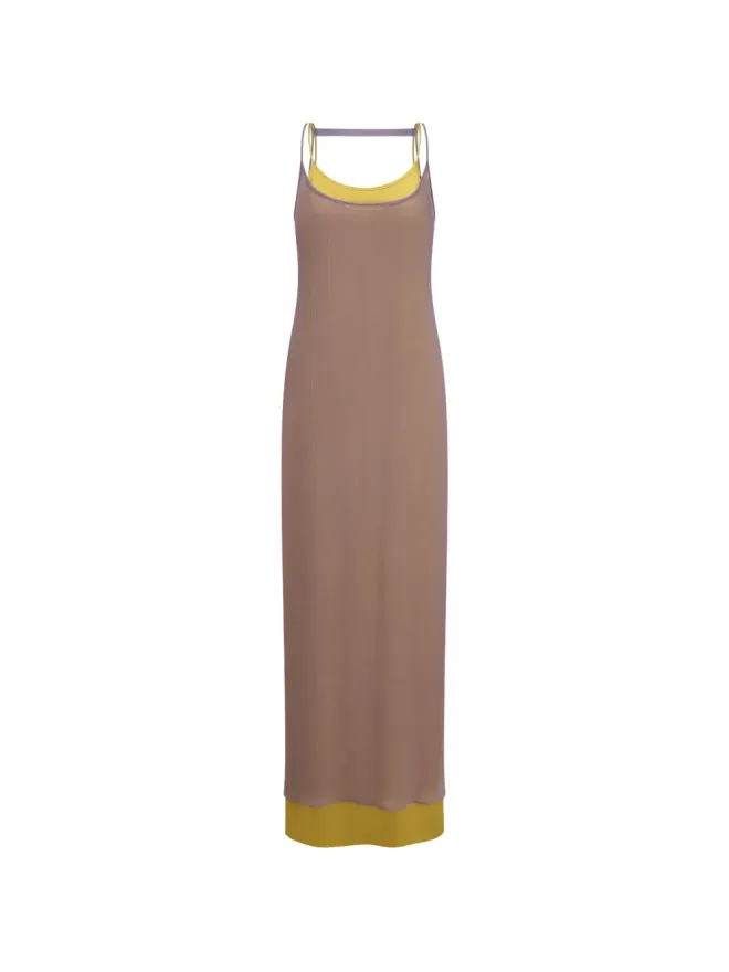 OUDE WAAG OUDE WAAG タイディテール マキシドレスの商品画像