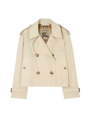 Burberry クロップド トロピカルギャバジン メイフェア トレンチジャケット - サムネイル1