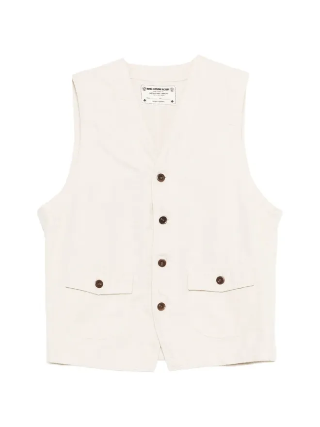 CHESAPEAKES CHESAPEAKES St Michel ボタン付きパッチポケット ジレの商品画像