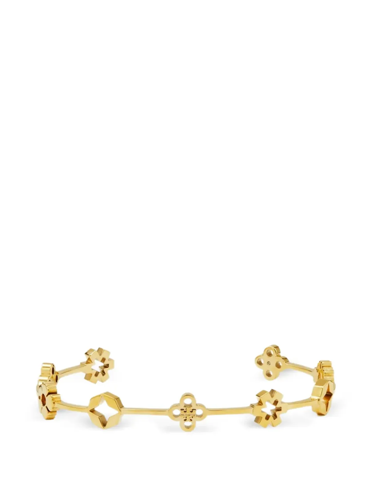 Tory Burch Forget Me Not クローバー カフ ブレスレット - ゴールド - 画像1