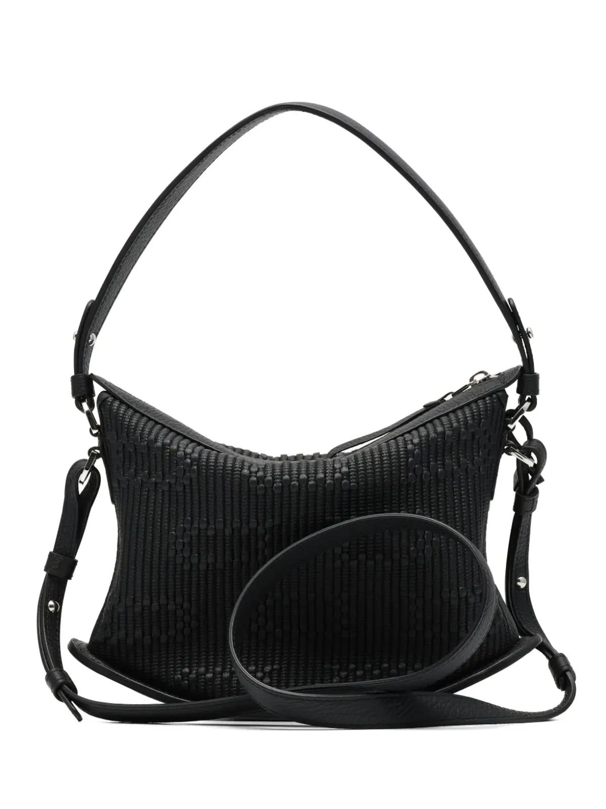 Delvaux ピン・スイング テクスチャードショルダーバッグ - 画像1
