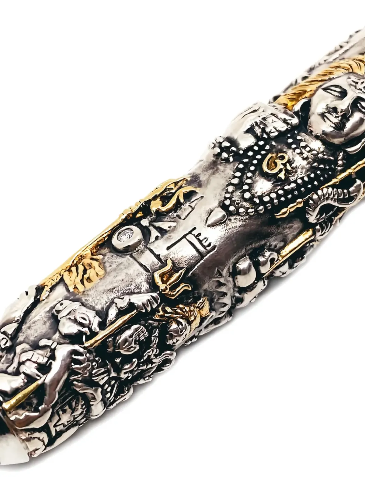 Caran d'Ache シヴァ ソリッドシルバー ファウンテンペン - 画像3