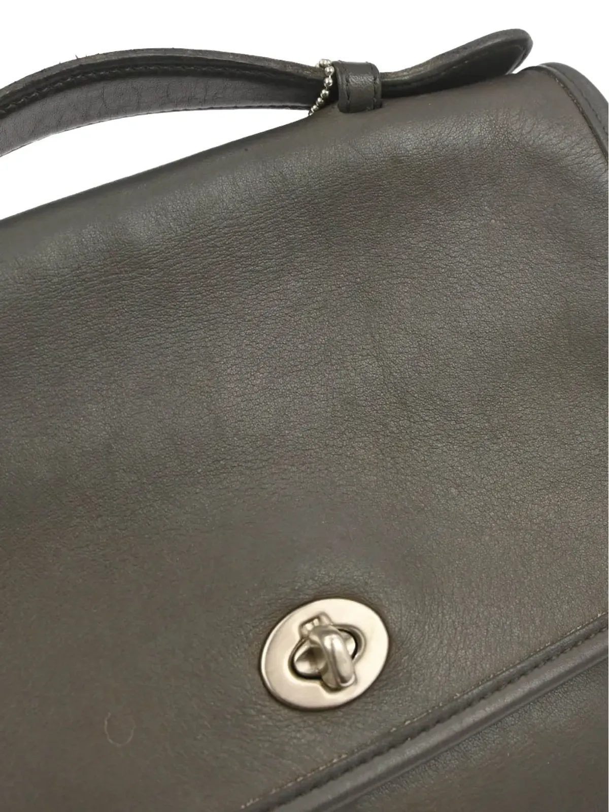 Coach Vintage 1999年トップハンドルレザートートバッグ - 画像5