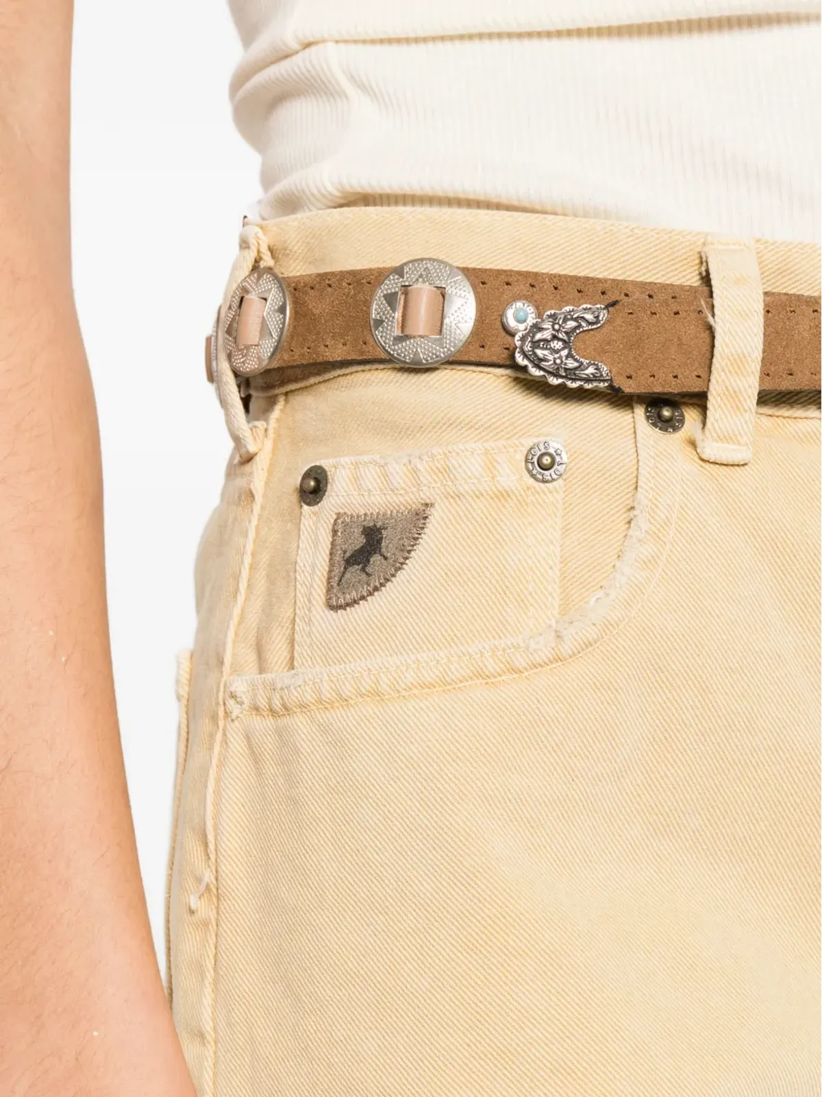 LOIS JEANS 刺繍入りショートパンツ - 画像5