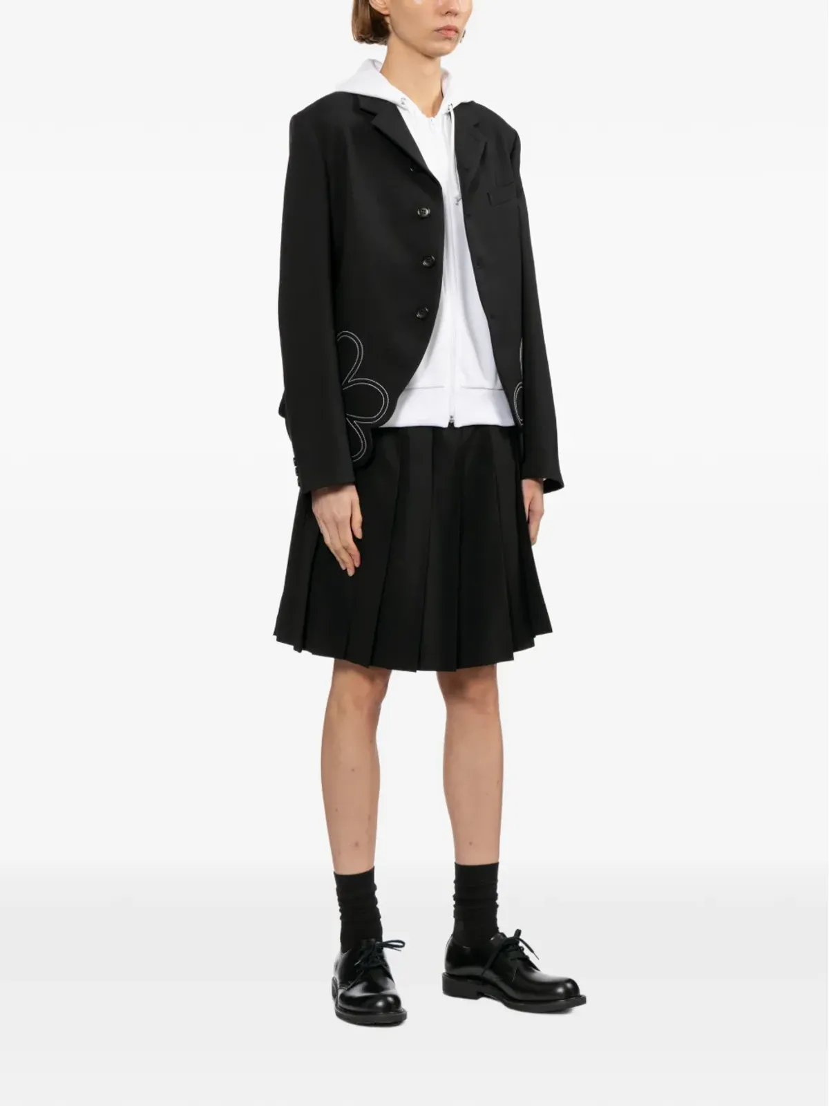 Comme Des Garçons Girl 花柄刺繍ジャケット - 画像2
