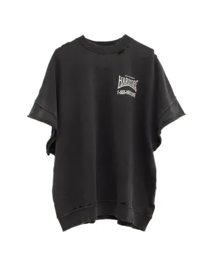 Willy Chavarria リップド グラフィック Tシャツ ブラック - サムネイル1
