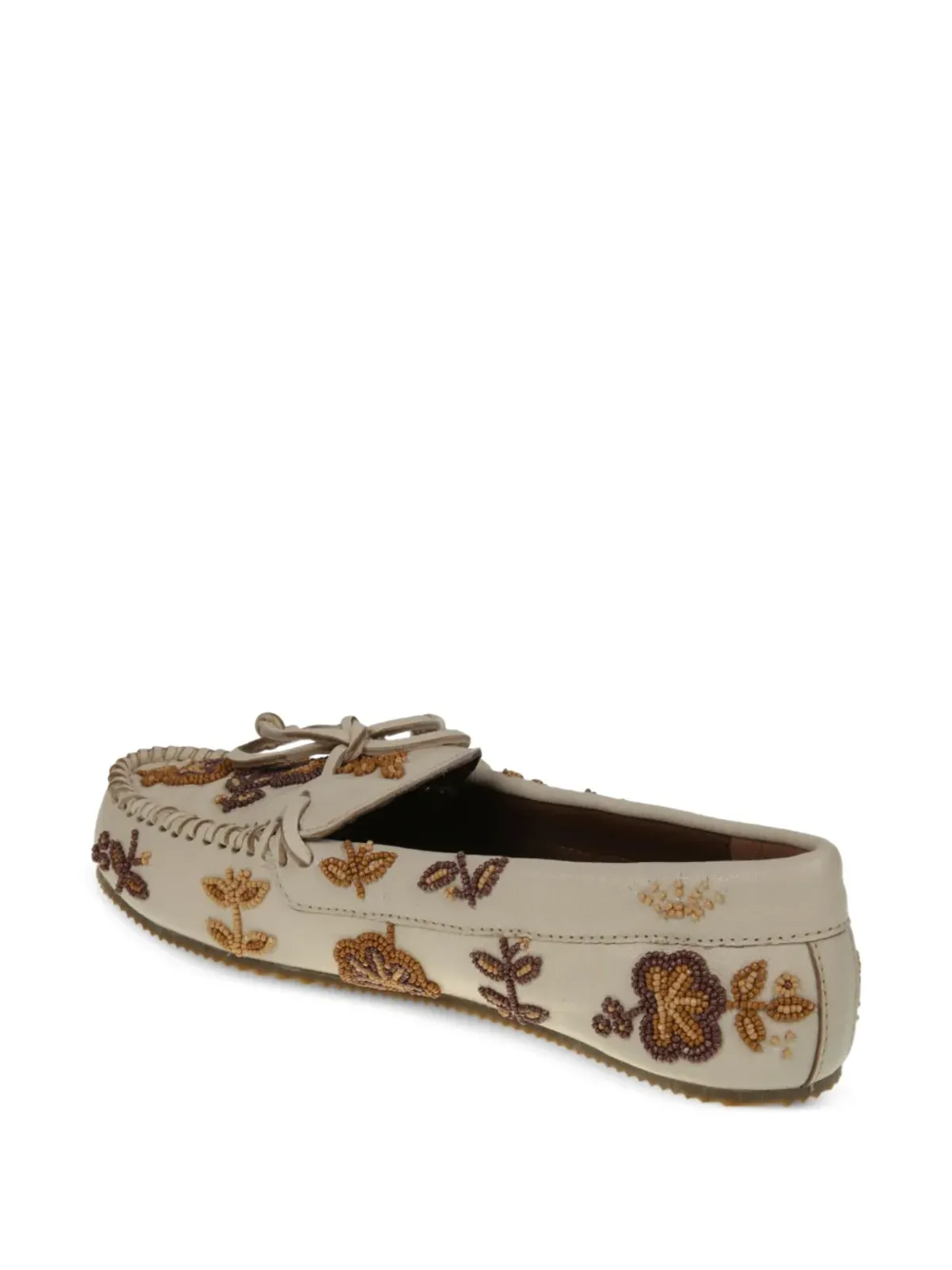 DE SIENA SHOES ビーズ付きモカシンローファー - 画像4