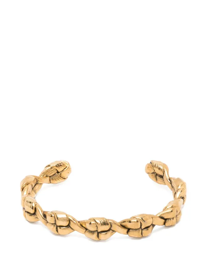Aurelie Bidermann Aurelie Bidermann Maddock 編み込みブレスレット - ゴールドの商品画像
