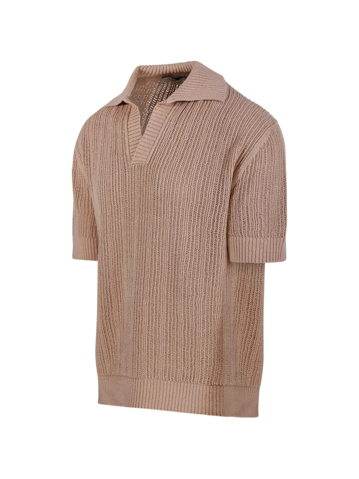 Altea Vネック半袖ニットシャツ - 画像3