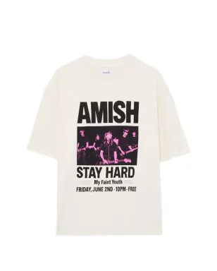AMISH Stay Hard グラフィックTシャツ - サムネイル1