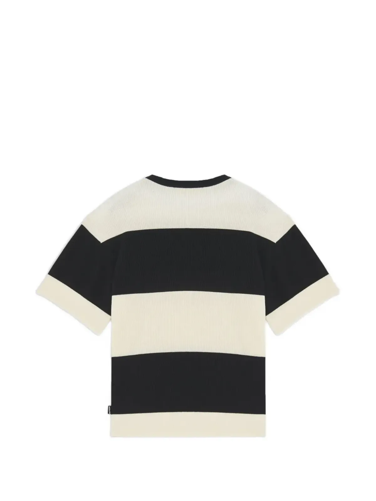 IUTER ストライプ柄ニットTシャツ - ブラック - 画像2
