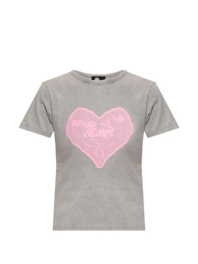 Carne Bollente CARNE BOLLENTE ハートプリントTシャツの商品画像