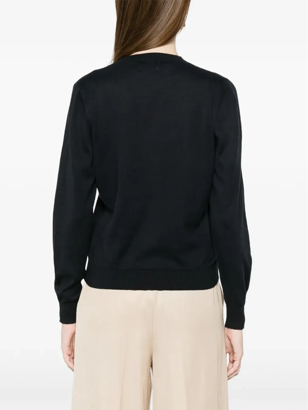 BeYou V-neck buttoned cardigan - Black - 画像4