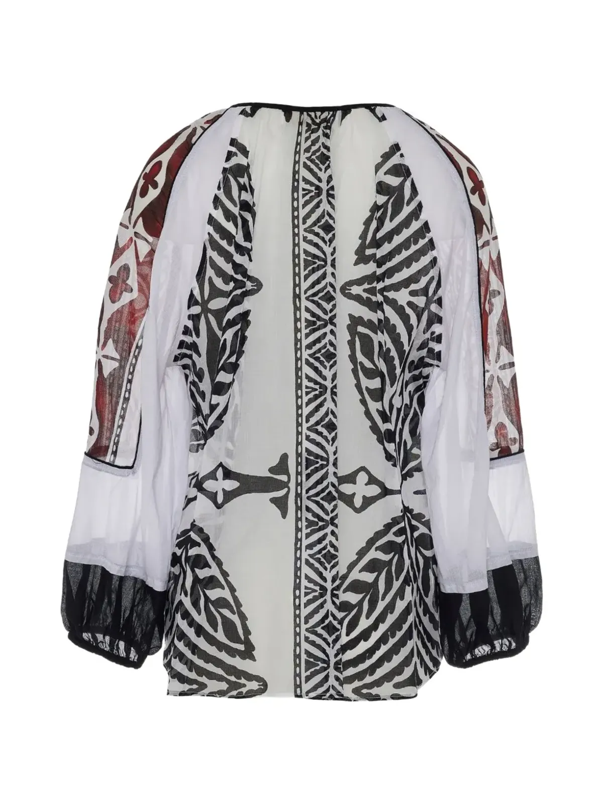 Devotion Seawind tie-fastening blouse - White - 画像2