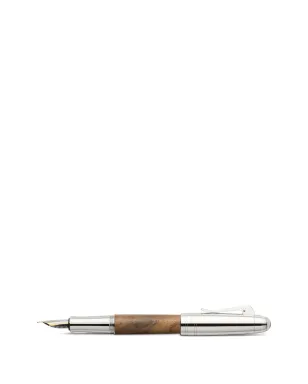 Graf von Faber-Castell 木製パネル万年筆 - シルバー - サムネイル2