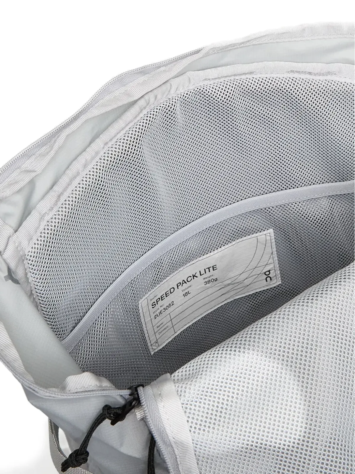 On Speed Pack Lite ジップ メッシュバックパック - 画像3