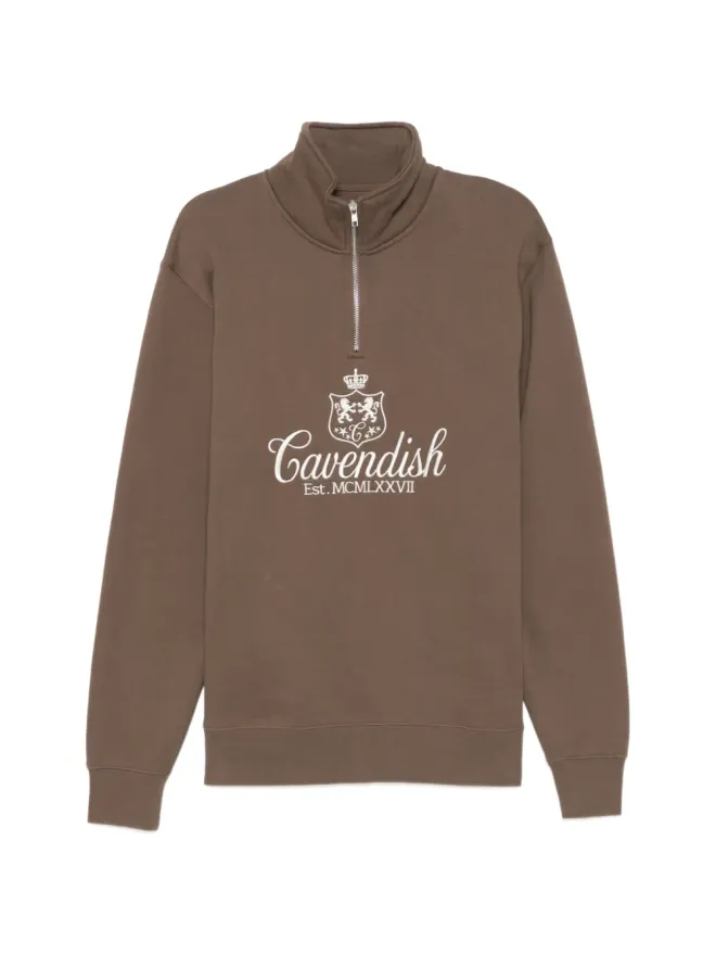 Cavendish Cavendish ロゴ刺繍スウェットシャツの商品画像