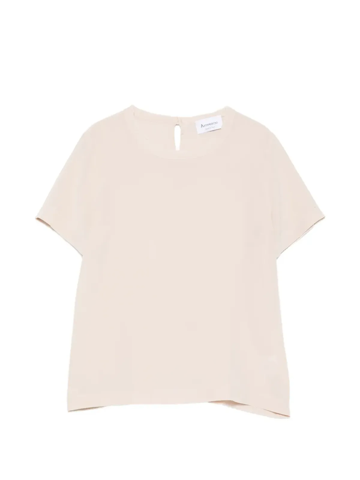 AROVESCIO シルク Tシャツ - 画像1