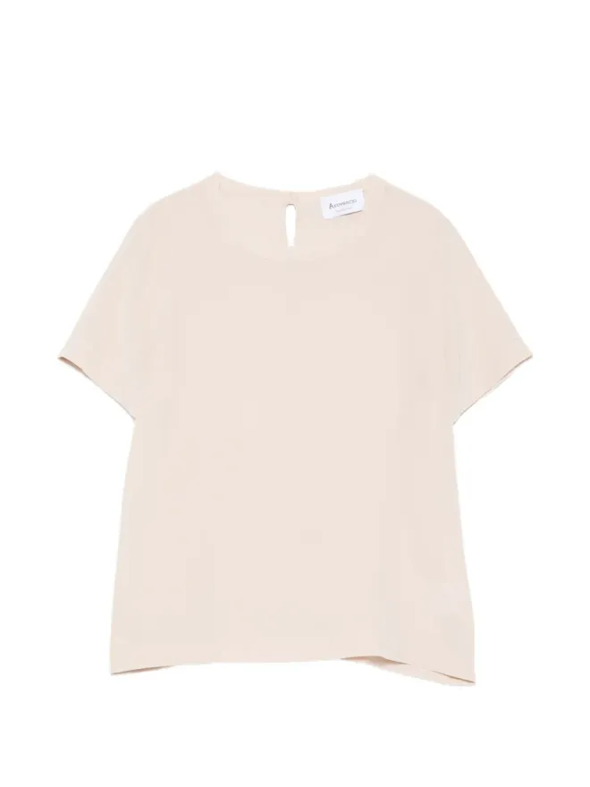 AROVESCIO AROVESCIO シルク Tシャツの商品画像