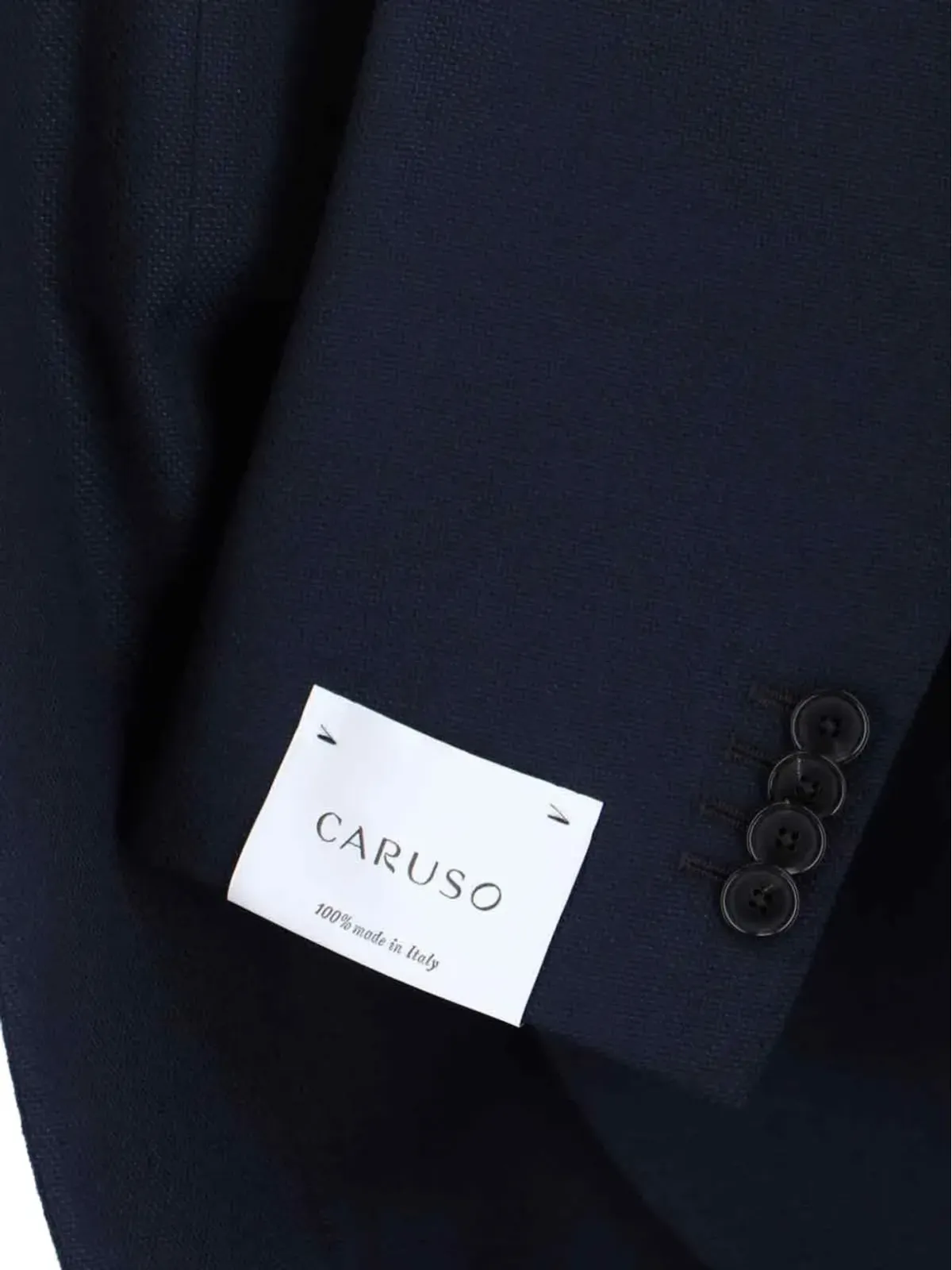 Caruso ポケット付きボタン留めブレザー - 画像5