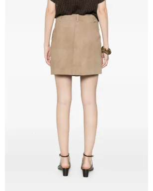 ALPHA STUDIO スエードミニスカート - サムネイル4